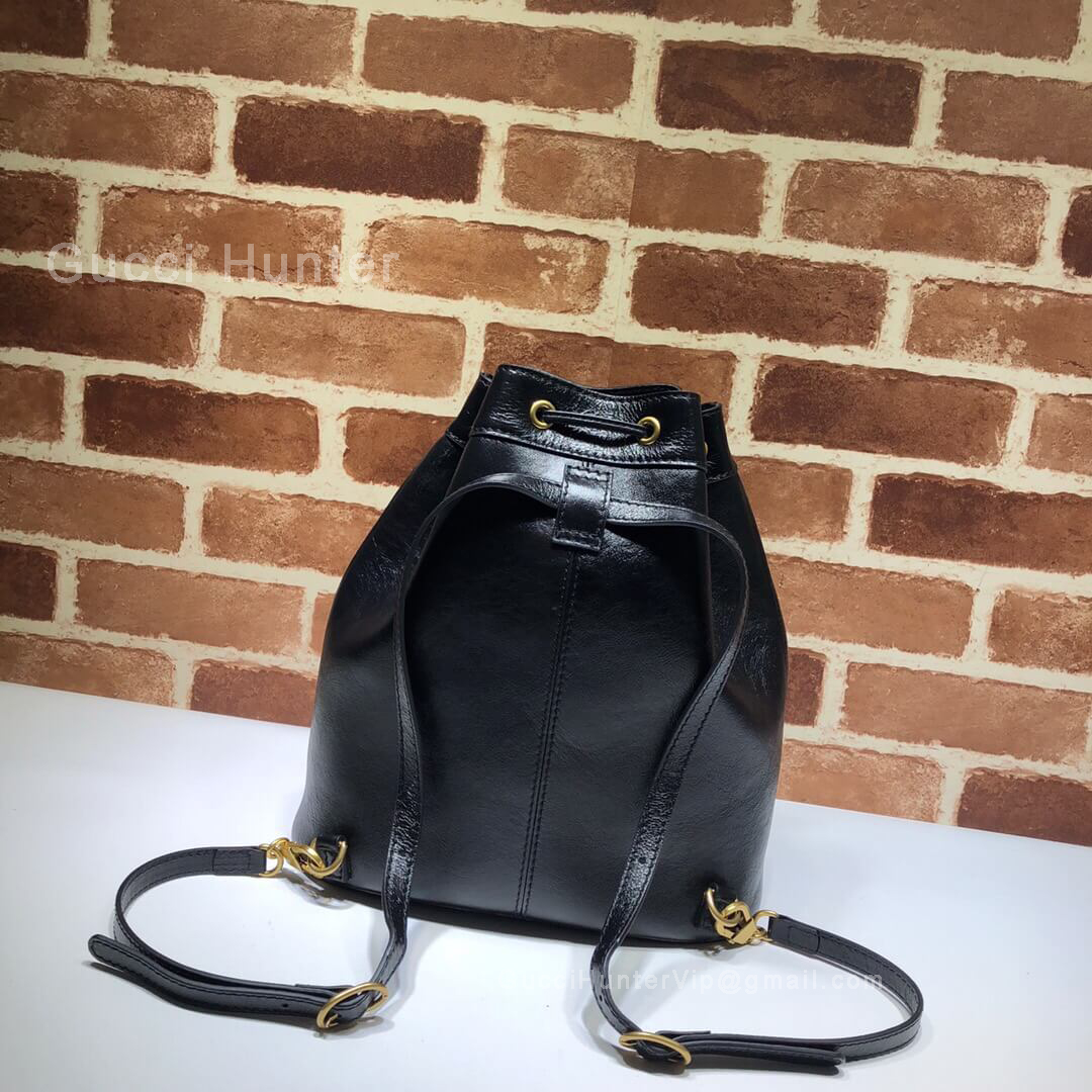 Gucci Medium Bucket Backpack Black 550189